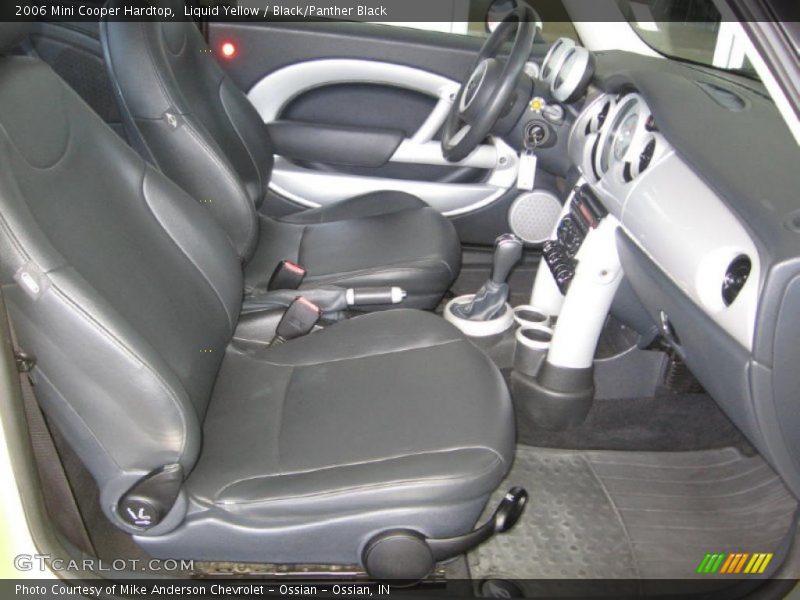 Liquid Yellow / Black/Panther Black 2006 Mini Cooper Hardtop