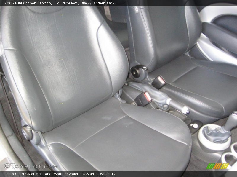 Liquid Yellow / Black/Panther Black 2006 Mini Cooper Hardtop