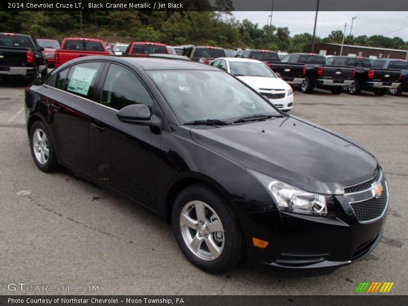 Black Granite Metallic / Jet Black 2014 Chevrolet Cruze LT