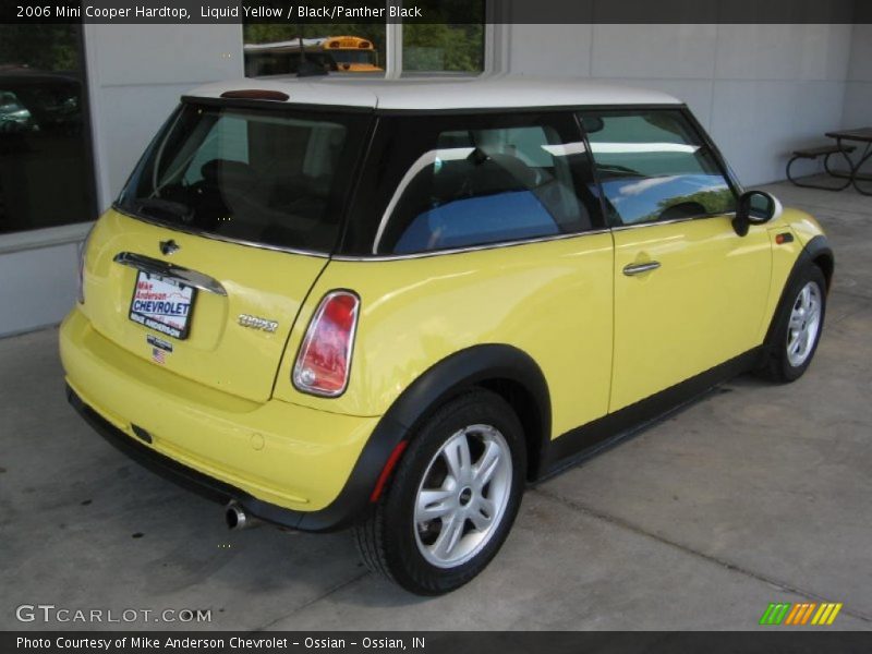 Liquid Yellow / Black/Panther Black 2006 Mini Cooper Hardtop