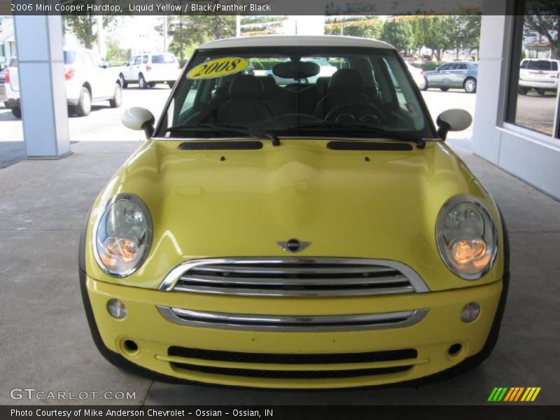 Liquid Yellow / Black/Panther Black 2006 Mini Cooper Hardtop