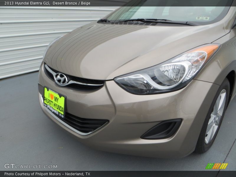 Desert Bronze / Beige 2013 Hyundai Elantra GLS