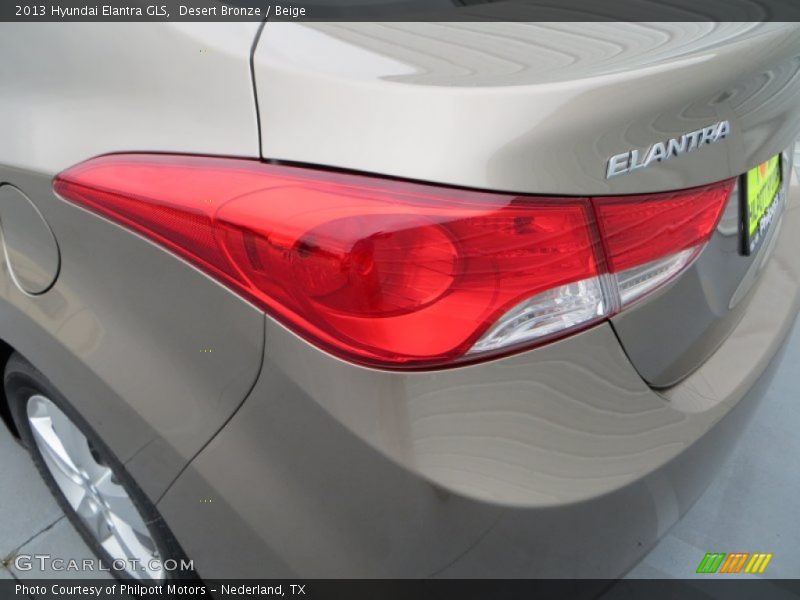 Desert Bronze / Beige 2013 Hyundai Elantra GLS