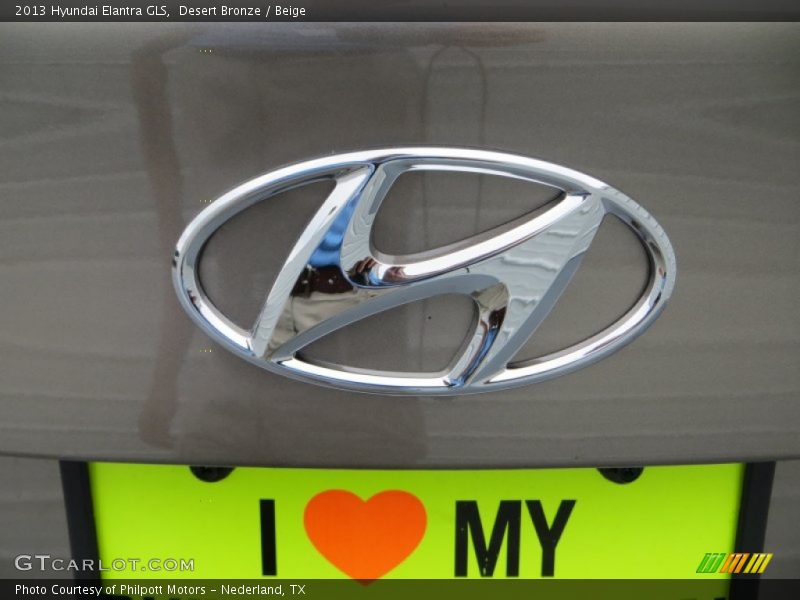 Desert Bronze / Beige 2013 Hyundai Elantra GLS