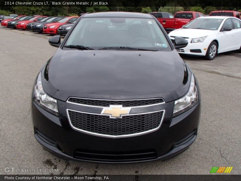 Black Granite Metallic / Jet Black 2014 Chevrolet Cruze LT