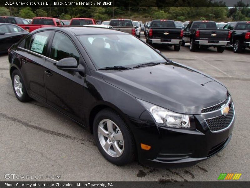 Black Granite Metallic / Jet Black 2014 Chevrolet Cruze LT