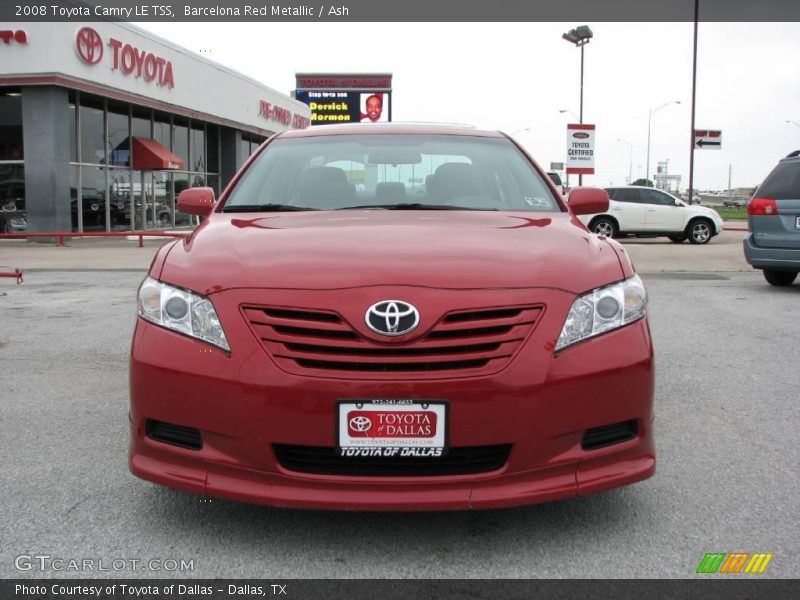 Barcelona Red Metallic / Ash 2008 Toyota Camry LE TSS