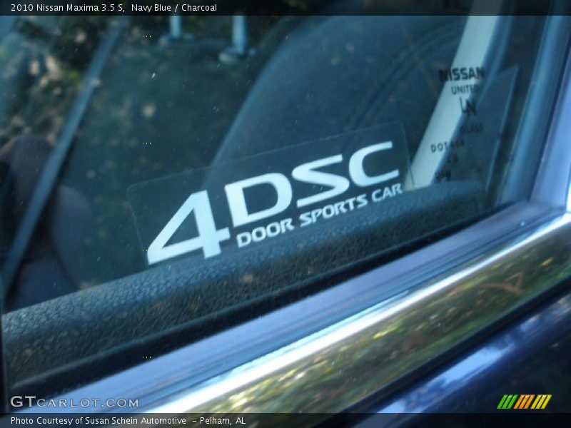 Navy Blue / Charcoal 2010 Nissan Maxima 3.5 S