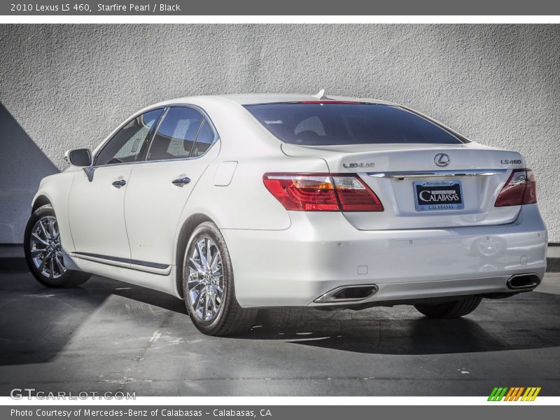 Starfire Pearl / Black 2010 Lexus LS 460
