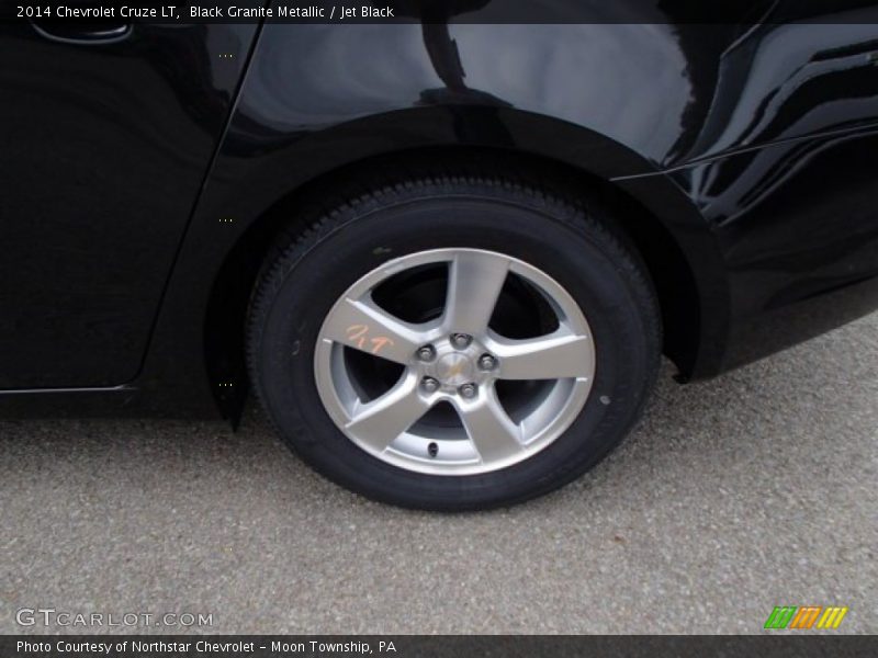 Black Granite Metallic / Jet Black 2014 Chevrolet Cruze LT
