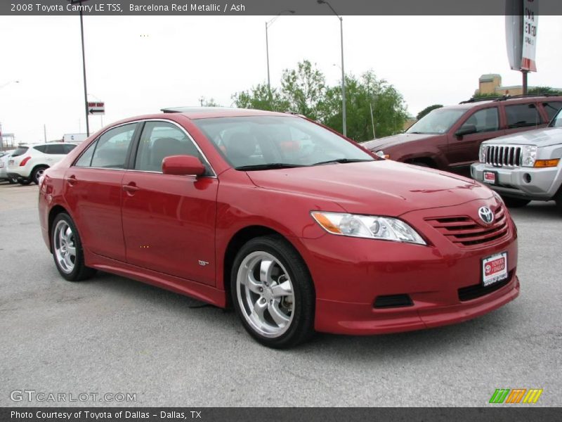 Barcelona Red Metallic / Ash 2008 Toyota Camry LE TSS