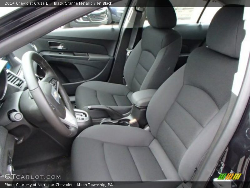 Black Granite Metallic / Jet Black 2014 Chevrolet Cruze LT