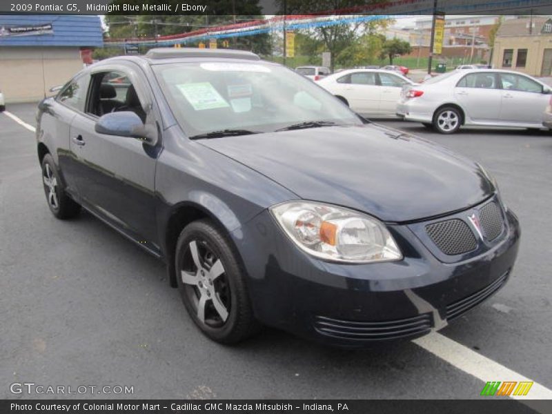 Midnight Blue Metallic / Ebony 2009 Pontiac G5