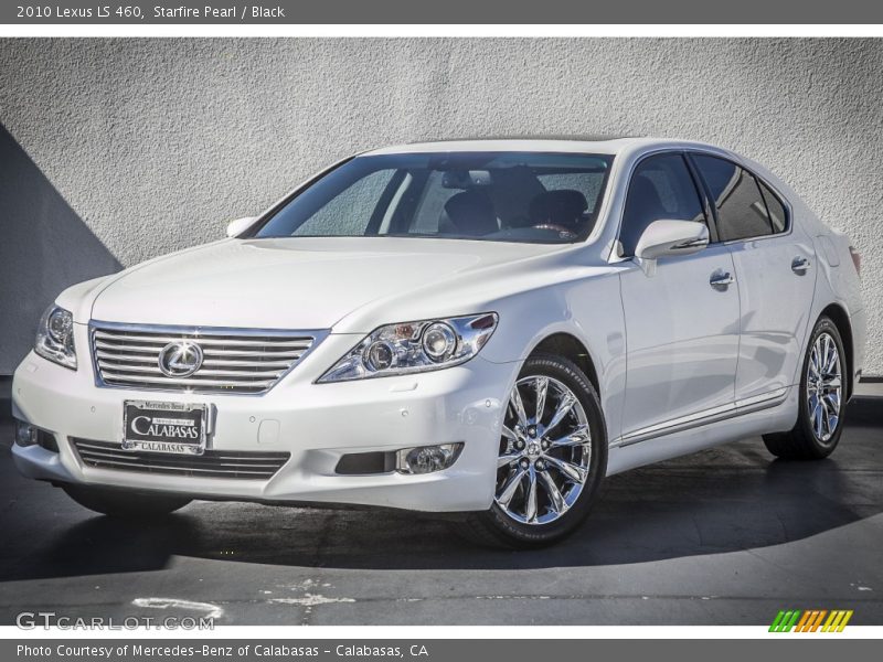 Starfire Pearl / Black 2010 Lexus LS 460