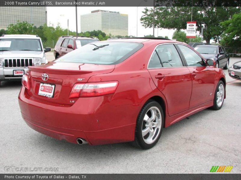 Barcelona Red Metallic / Ash 2008 Toyota Camry LE TSS