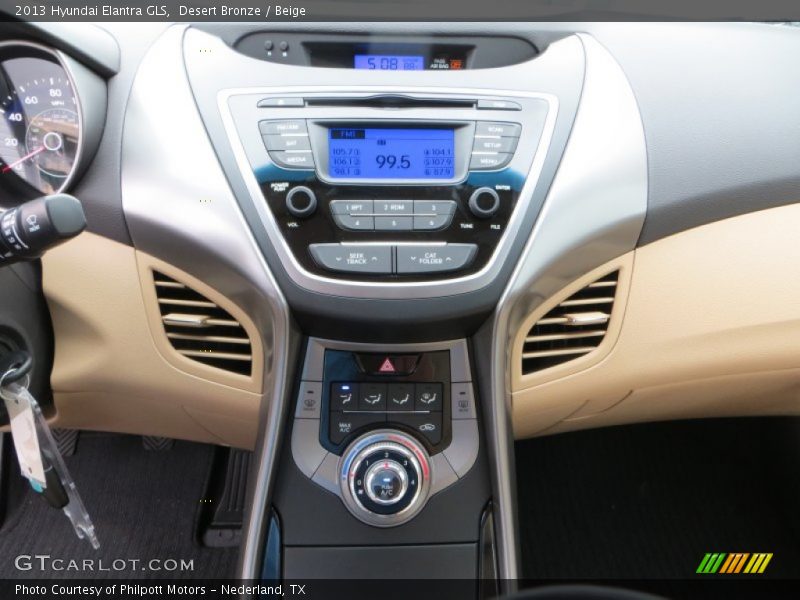Desert Bronze / Beige 2013 Hyundai Elantra GLS
