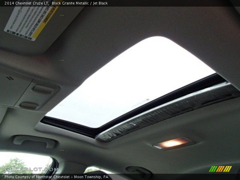 Black Granite Metallic / Jet Black 2014 Chevrolet Cruze LT