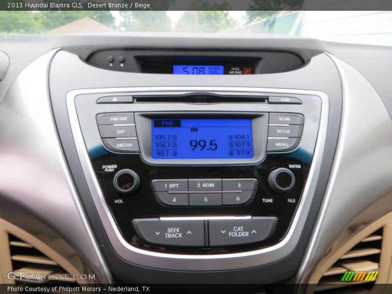 Desert Bronze / Beige 2013 Hyundai Elantra GLS