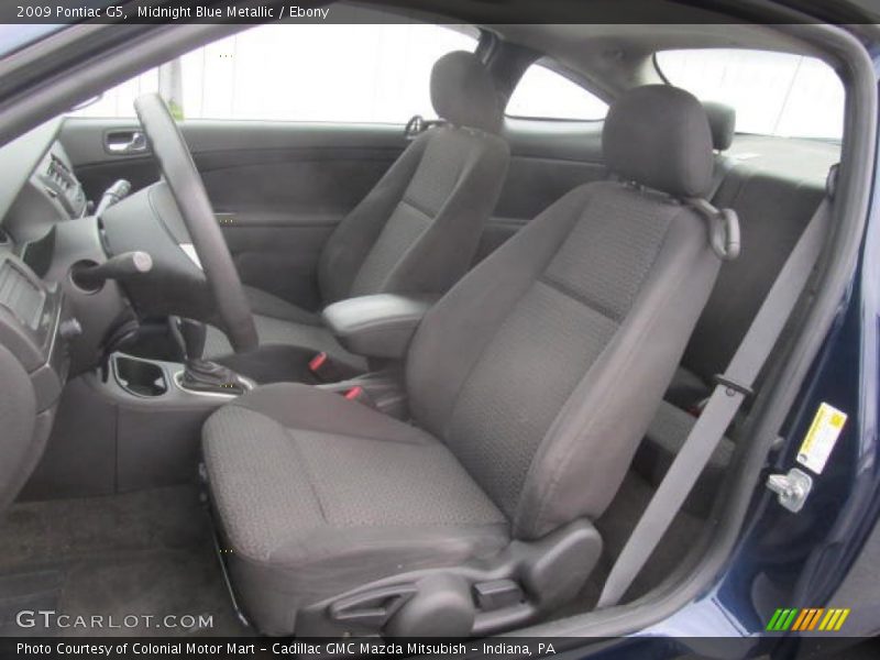 Midnight Blue Metallic / Ebony 2009 Pontiac G5