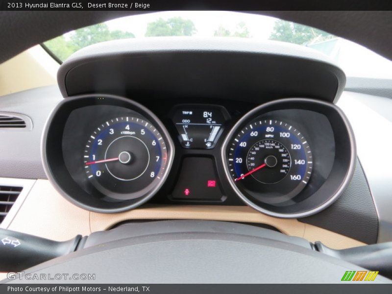 Desert Bronze / Beige 2013 Hyundai Elantra GLS