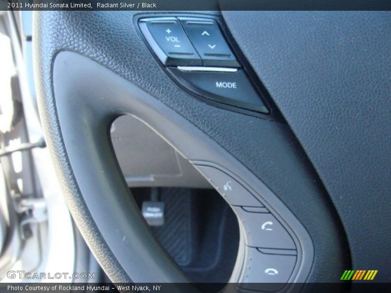 Radiant Silver / Black 2011 Hyundai Sonata Limited