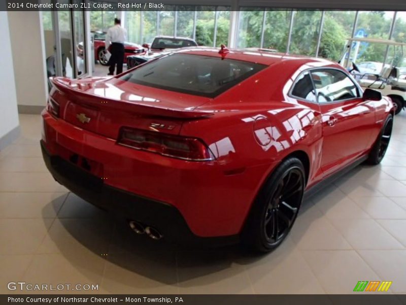 Red Hot / Black 2014 Chevrolet Camaro ZL1 Coupe