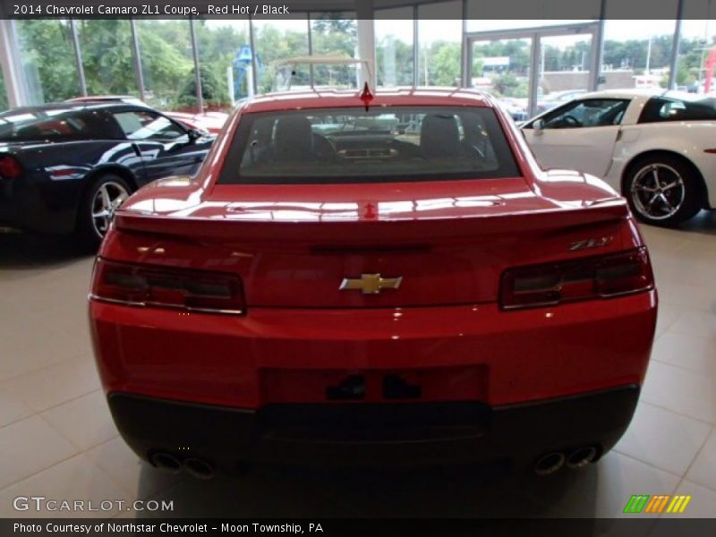 Red Hot / Black 2014 Chevrolet Camaro ZL1 Coupe