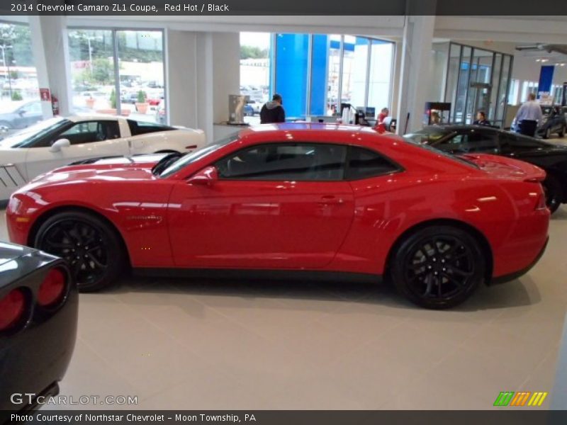 Red Hot / Black 2014 Chevrolet Camaro ZL1 Coupe
