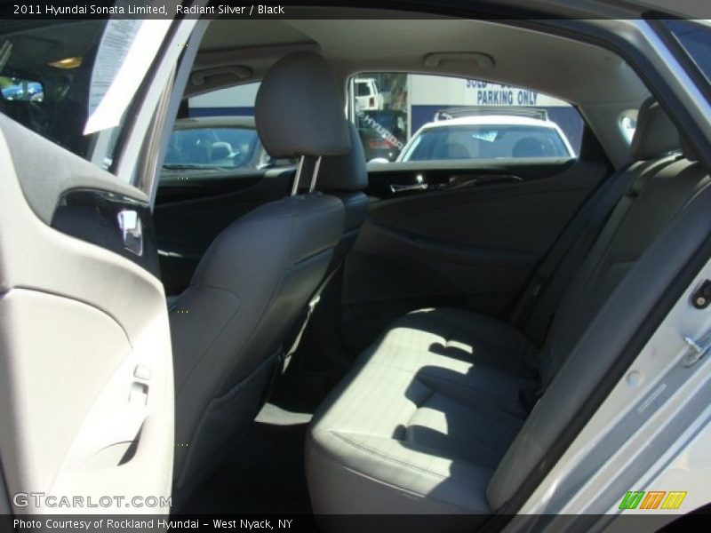 Radiant Silver / Black 2011 Hyundai Sonata Limited