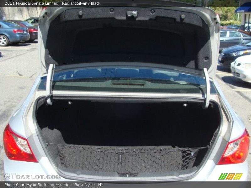 Radiant Silver / Black 2011 Hyundai Sonata Limited