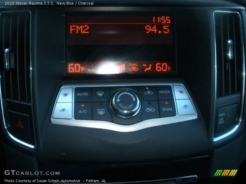 Navy Blue / Charcoal 2010 Nissan Maxima 3.5 S
