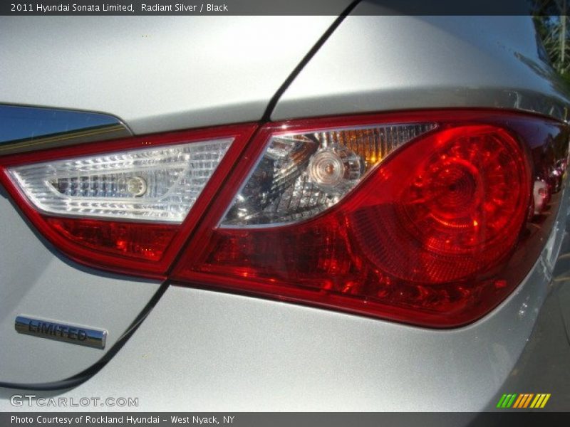 Radiant Silver / Black 2011 Hyundai Sonata Limited