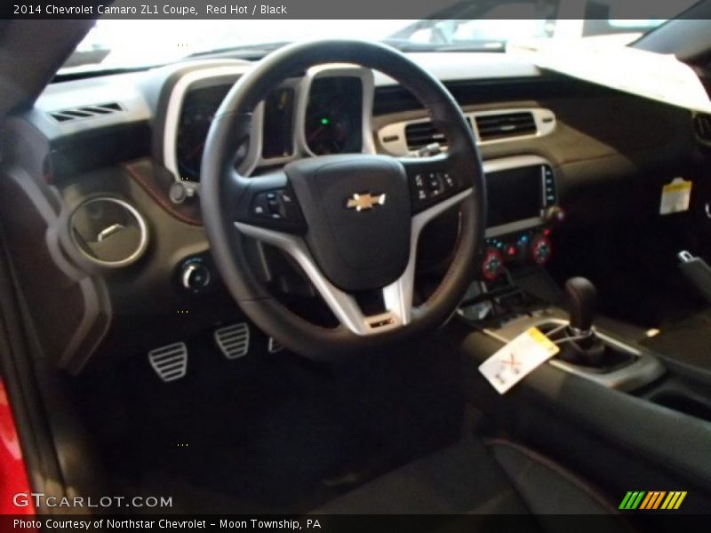 Red Hot / Black 2014 Chevrolet Camaro ZL1 Coupe