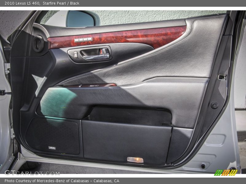 Starfire Pearl / Black 2010 Lexus LS 460