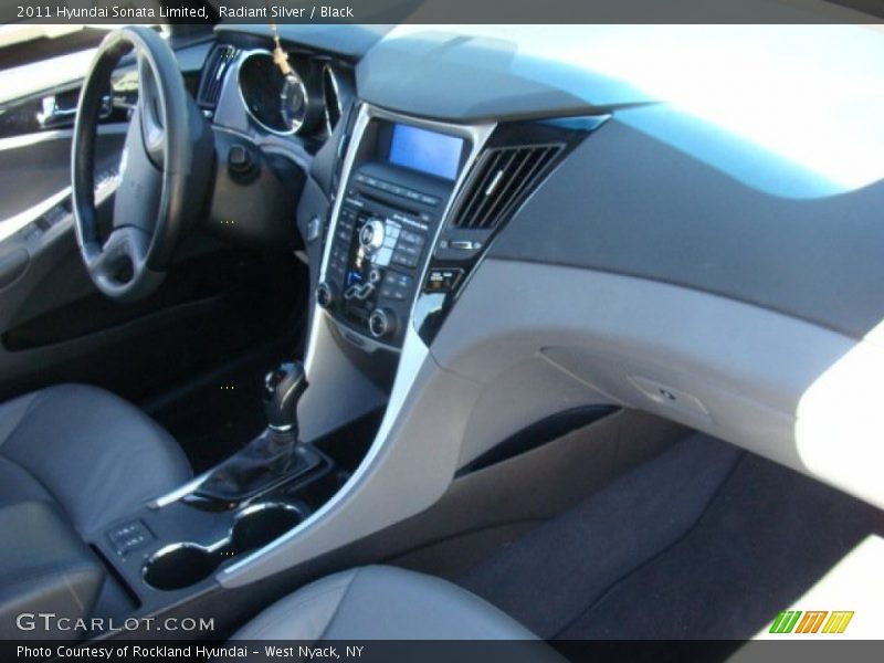 Radiant Silver / Black 2011 Hyundai Sonata Limited