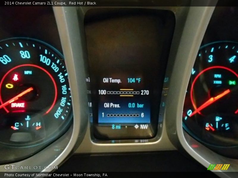 Red Hot / Black 2014 Chevrolet Camaro ZL1 Coupe
