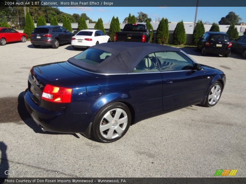Moro Blue Pearl Effect / Beige 2004 Audi A4 1.8T Cabriolet