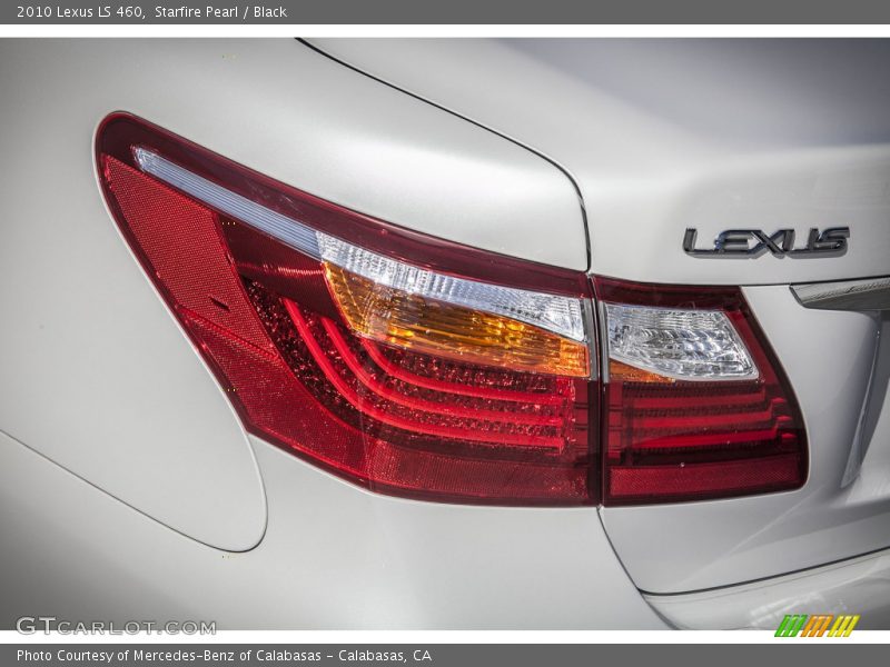 Starfire Pearl / Black 2010 Lexus LS 460