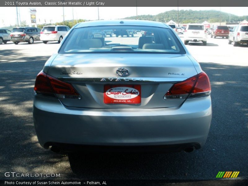 Classic Silver Metallic / Light Gray 2011 Toyota Avalon
