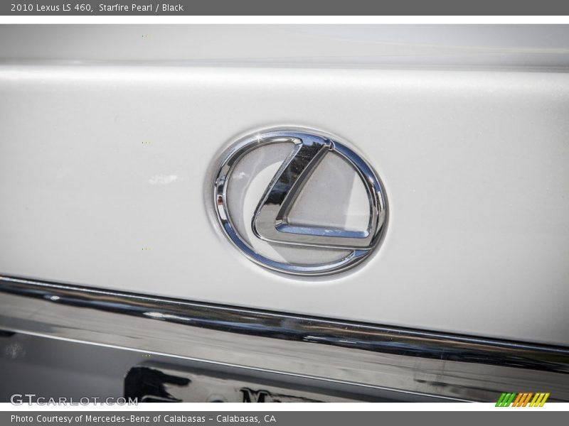 Starfire Pearl / Black 2010 Lexus LS 460