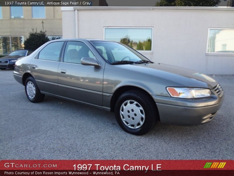 Antique Sage Pearl / Gray 1997 Toyota Camry LE