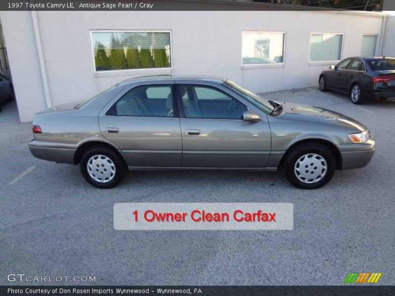 Antique Sage Pearl / Gray 1997 Toyota Camry LE