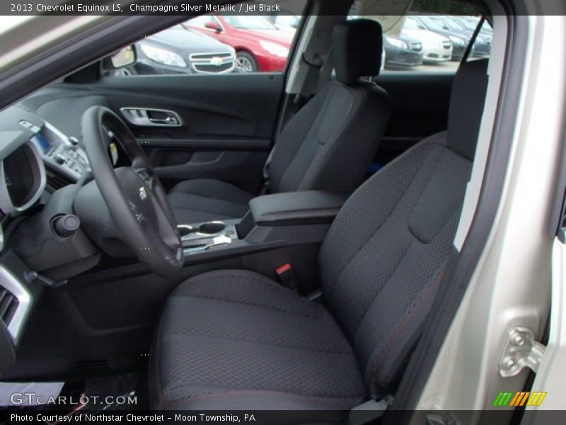 Champagne Silver Metallic / Jet Black 2013 Chevrolet Equinox LS