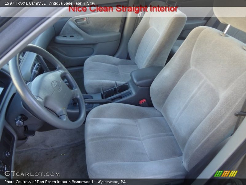 Antique Sage Pearl / Gray 1997 Toyota Camry LE