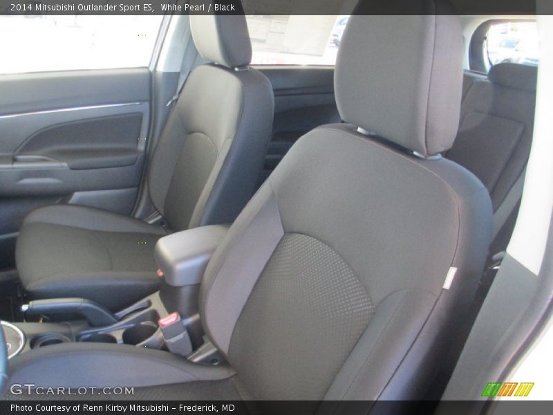 White Pearl / Black 2014 Mitsubishi Outlander Sport ES