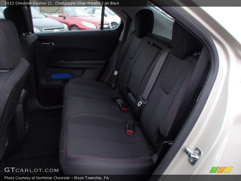 Champagne Silver Metallic / Jet Black 2013 Chevrolet Equinox LS
