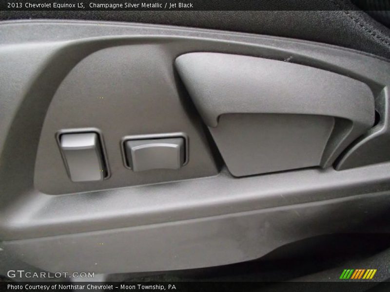 Champagne Silver Metallic / Jet Black 2013 Chevrolet Equinox LS