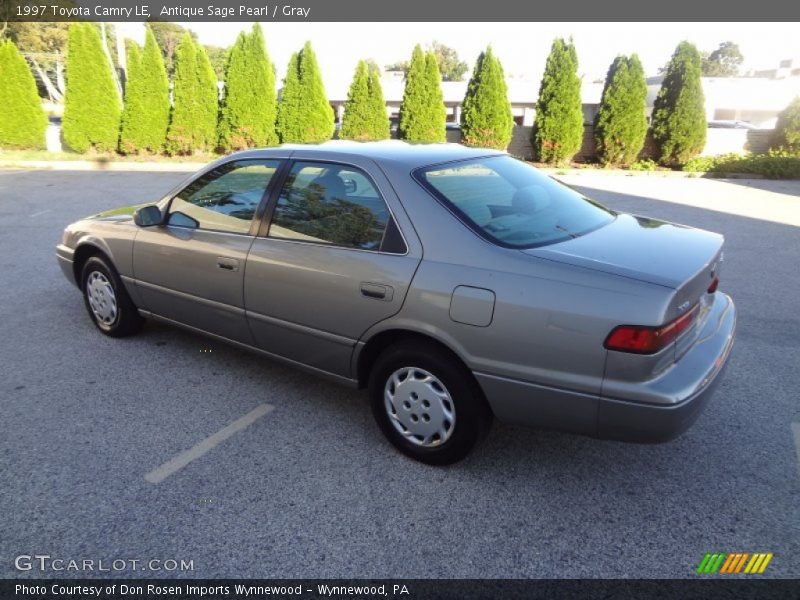 Antique Sage Pearl / Gray 1997 Toyota Camry LE