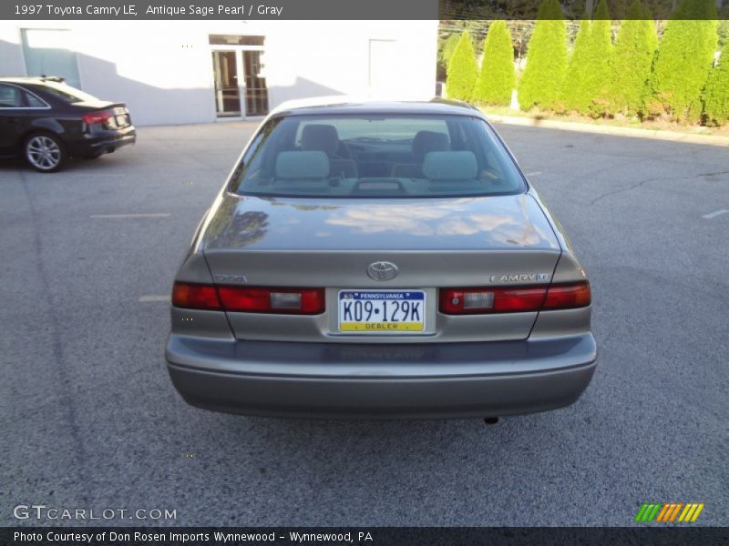 Antique Sage Pearl / Gray 1997 Toyota Camry LE