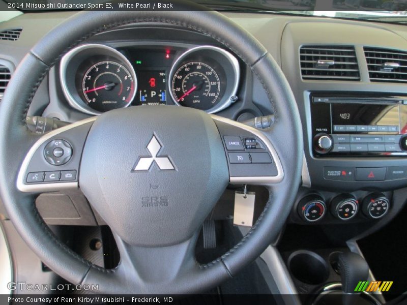 White Pearl / Black 2014 Mitsubishi Outlander Sport ES